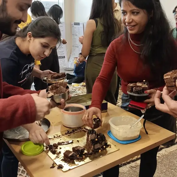 Dr. Shailesh Rao Cake Cutting Vegan Ethigreenz