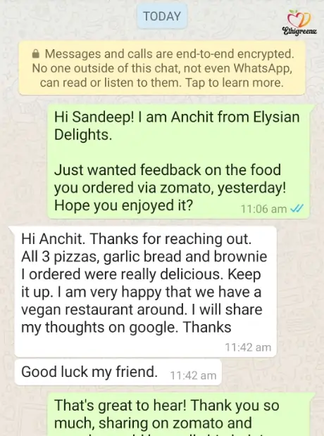 Ethigreen Vegan Cafe Reviews