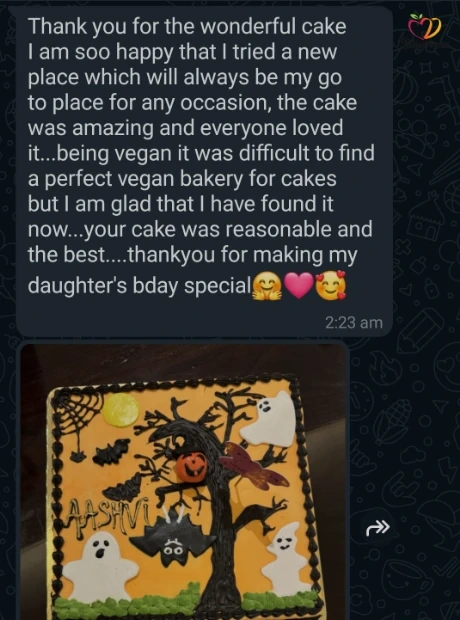 Vegan Cake review Gurgaon
